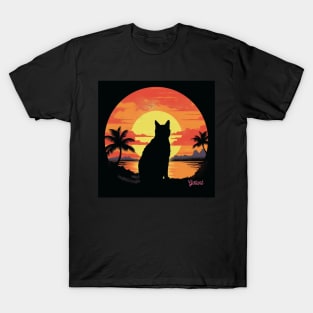 Retro Cat Shirt T-Shirt